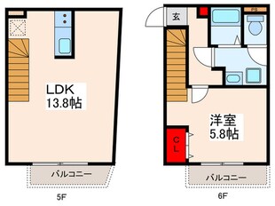 レピュア西尾久レジデンスの物件間取画像